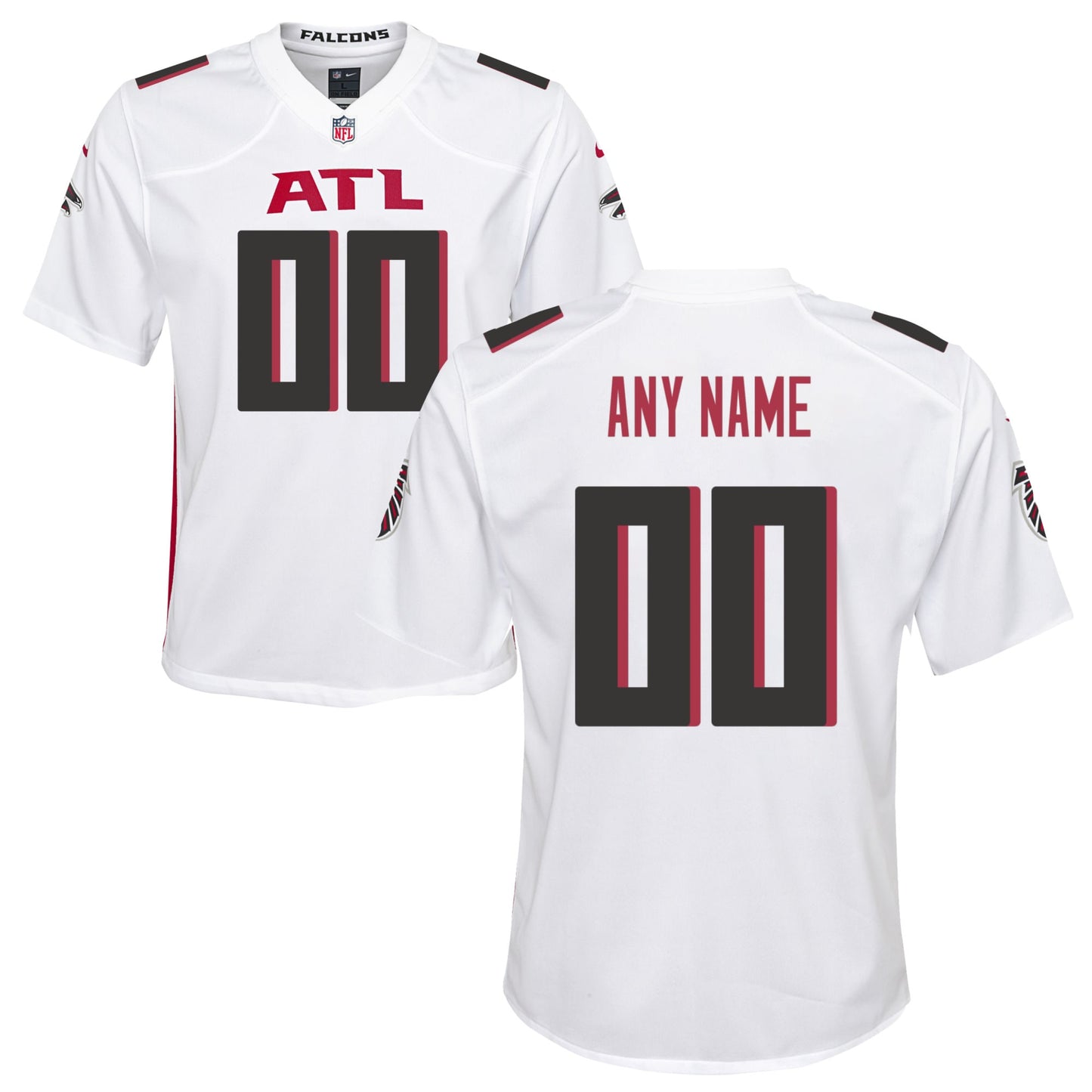 Nike Atlanta Falcons Youth Custom Game Jersey - White