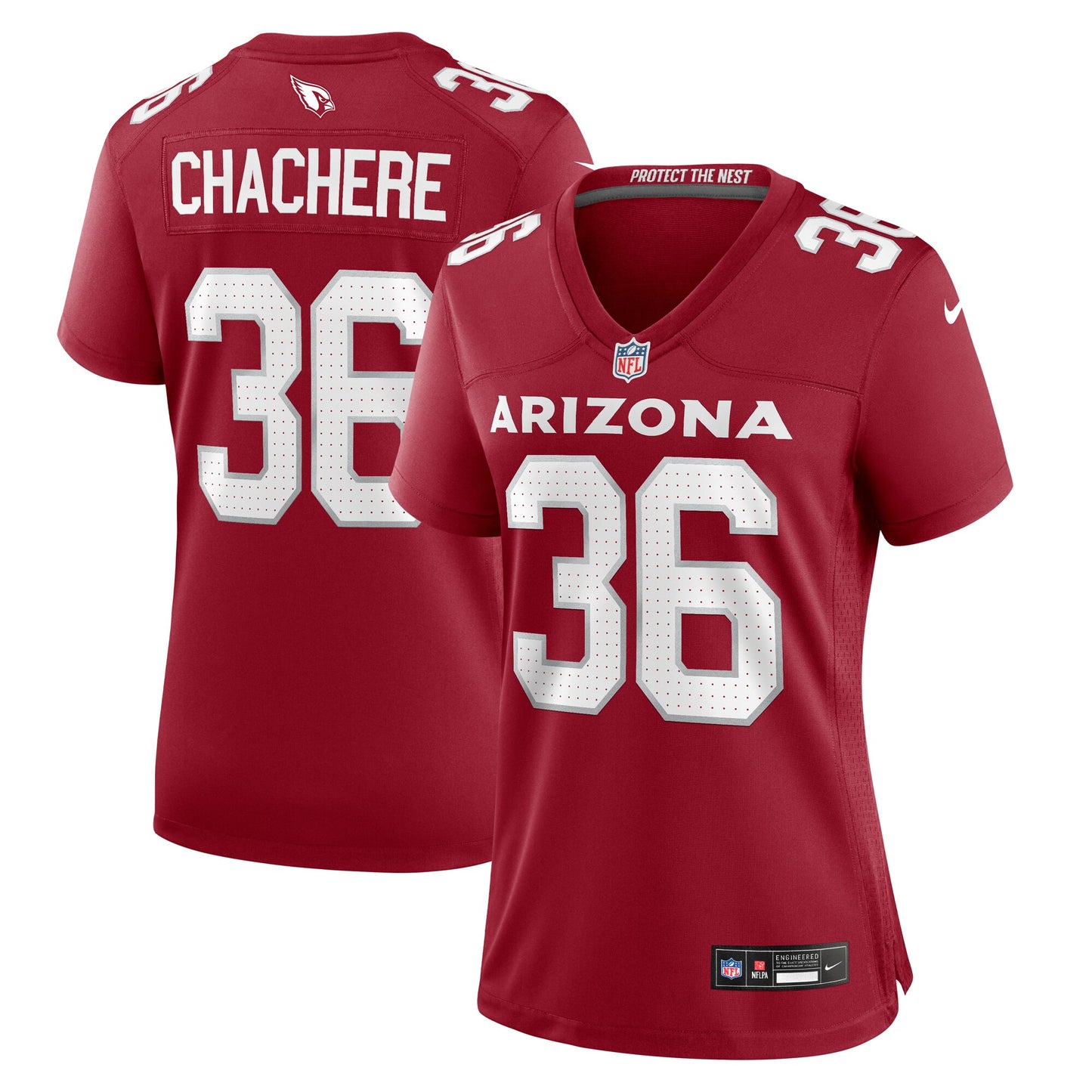 Andre Chachere Arizona Cardinals Nike Women's Team Game Jersey - Cardinal