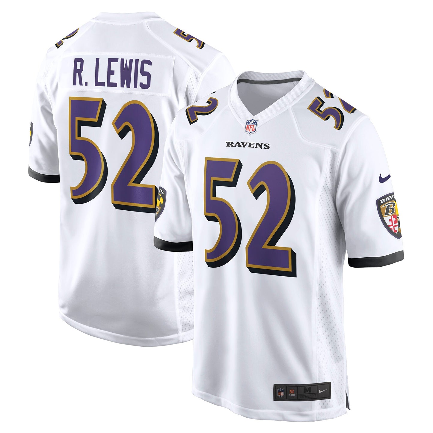 Ray Lewis Baltimore Ravens Nike Retired Player Game Jersey - White