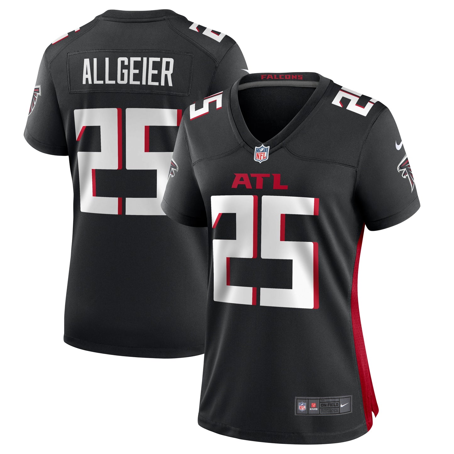 Tyler Allgeier Atlanta Falcons Nike Women's Player Game Jersey - Black