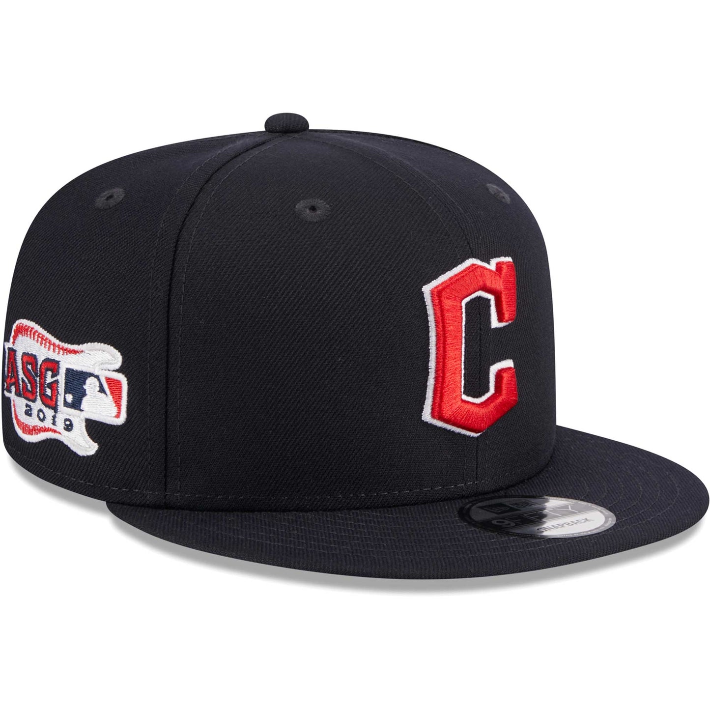 Cleveland Guardians New Era 2019 MLB All-Star Game Side Patch 9FIFTY Snapback Hat - Navy