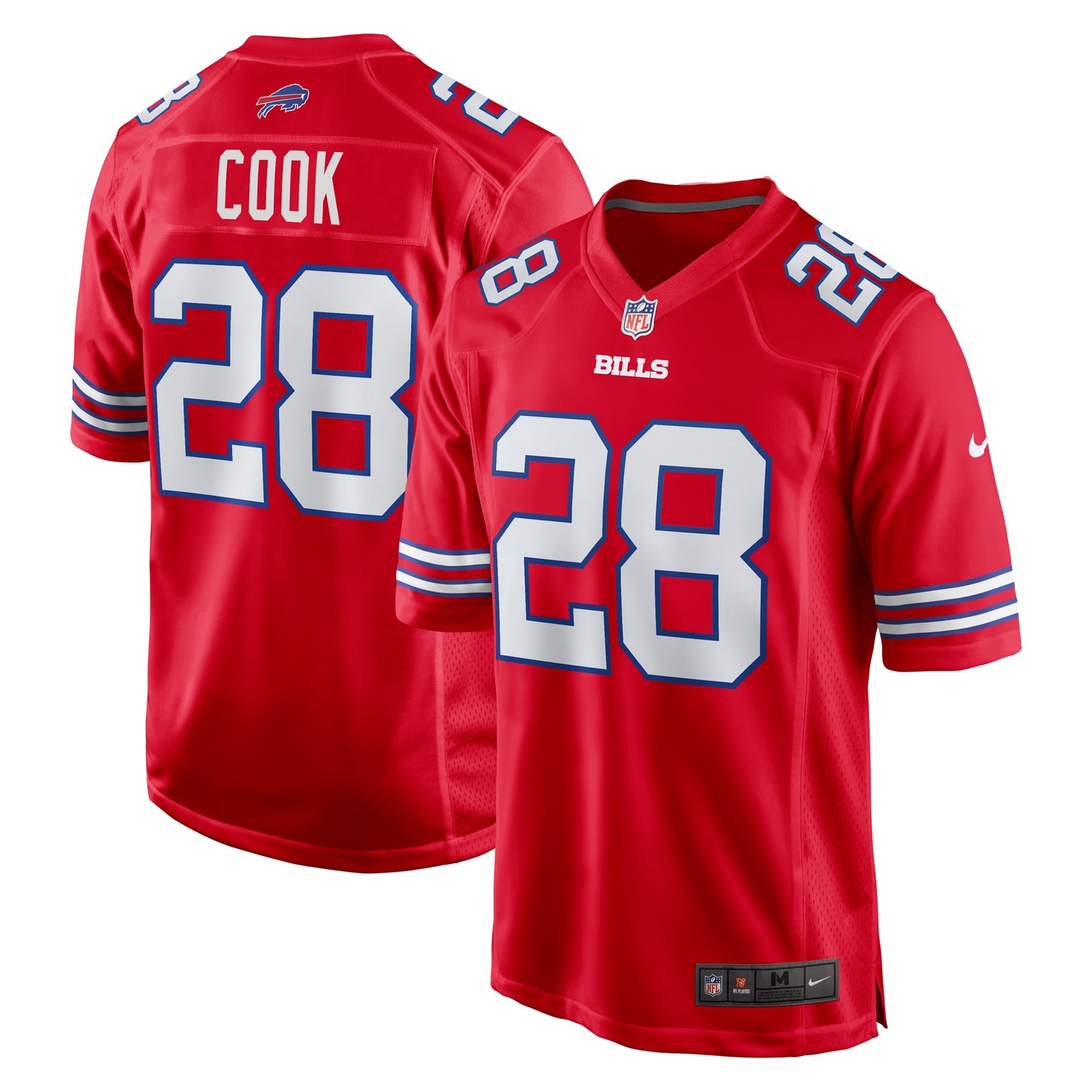 James Cook Buffalo Bills Nike Alternate Game Jersey - Red