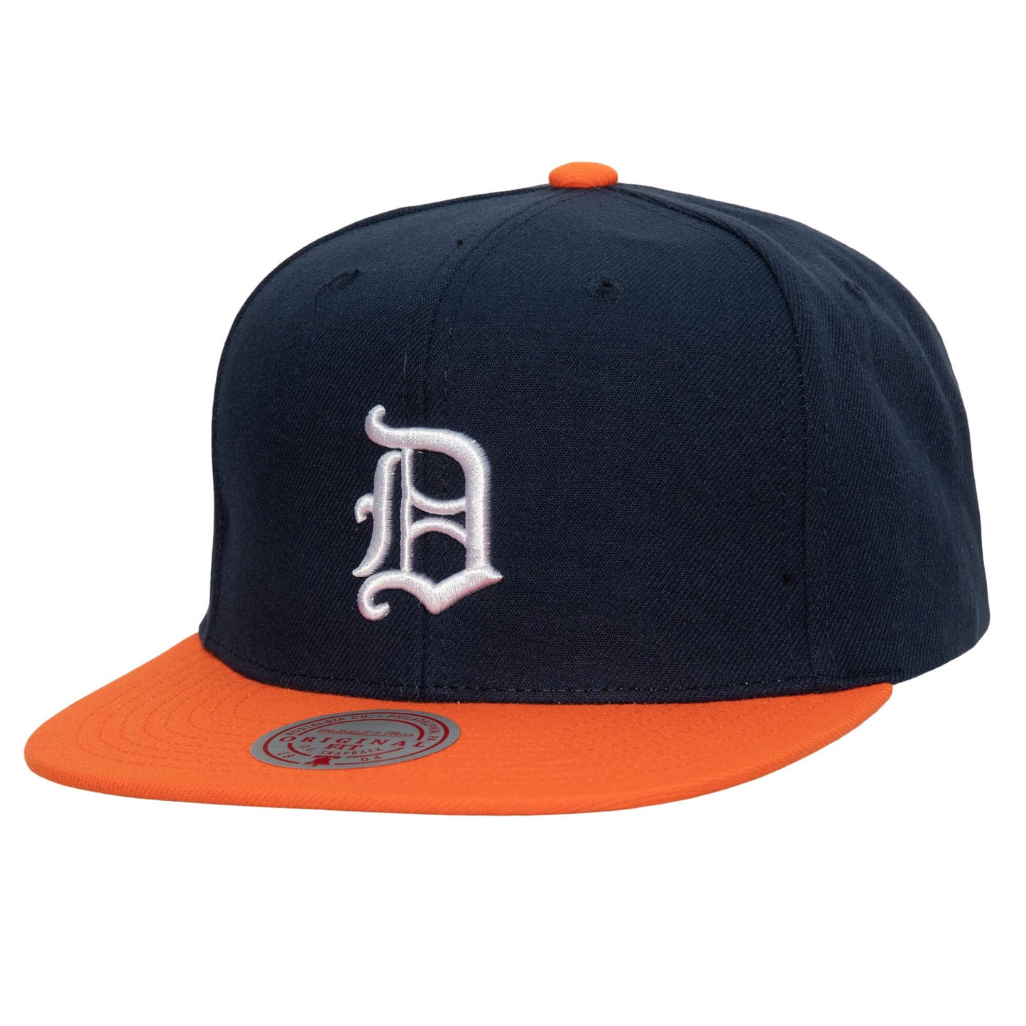 Detroit Tigers Mitchell & Ness Cooperstown Collection Evergreen Snapback Hat - Navy